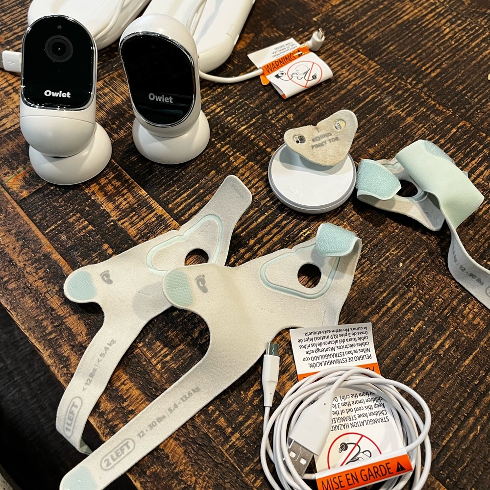 Owlet Sock 3 and 2 cameras